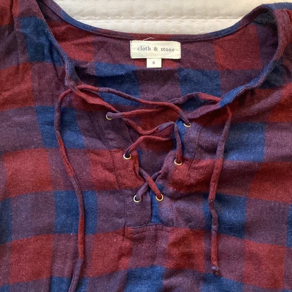 Cloth and Stone lace up long sleeve - Picture 2 of 3